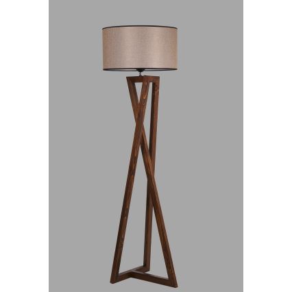 Lampadaire MACKA 1xE27/60W/230V beige/marron