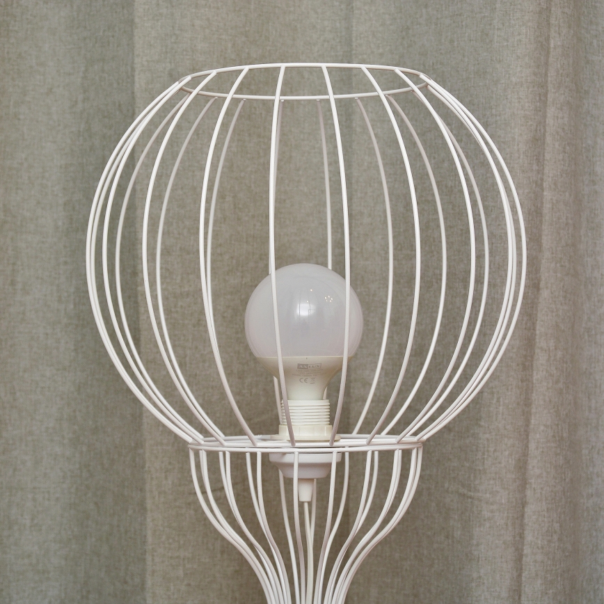 Lampadaire MERCURE 1xE27/15W/230V blanc