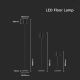 Lampadaire rechargeable à intensité variable 3en1 LED/4W/5V 4400 mAh 4000K IP54 noir