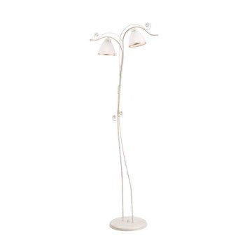 Lampadaire RETRO II 2xE27/60W/230V patine blanche