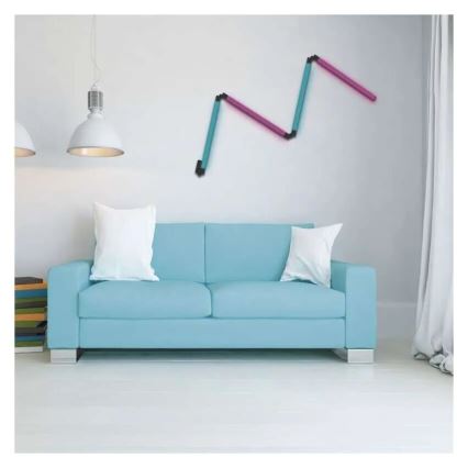 Lampadaire RGBIC à intensité variable GoSmart LED/20W/230V 2700K Wi-Fi Tuya