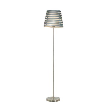 Lampadaire SEGIN 1xE27/60W/230V gris/chrome brillant