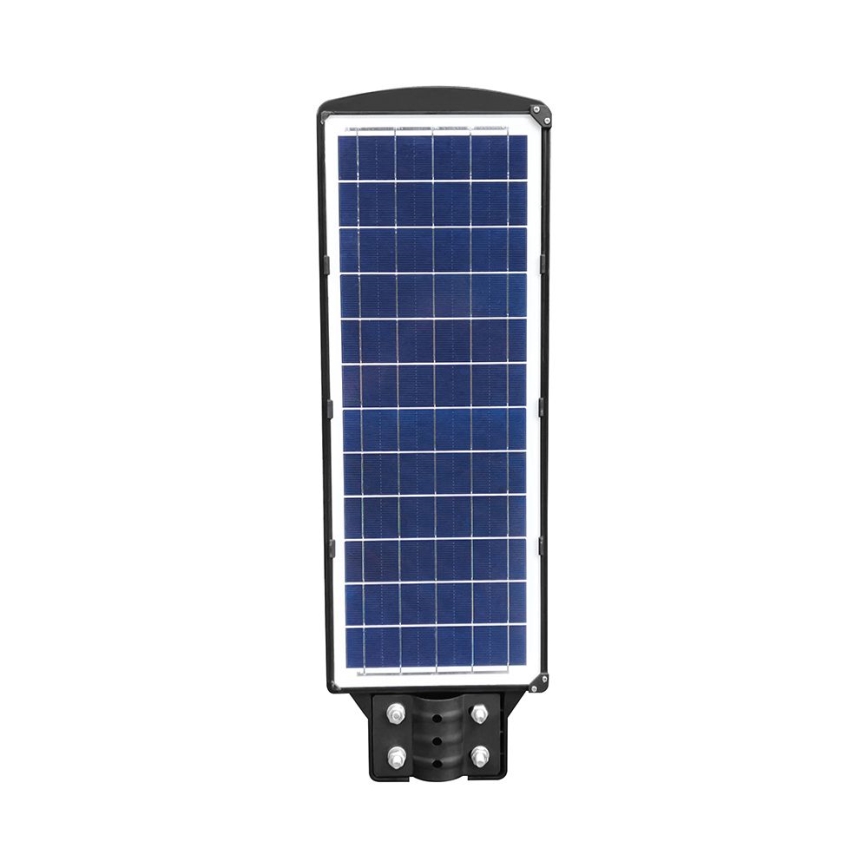 Lampe solaire à intensité variable avec détecteur de mouvement et de crépuscule LED/12W/3,2V 6000K IP65 10000 mAh noir + Télécommande
