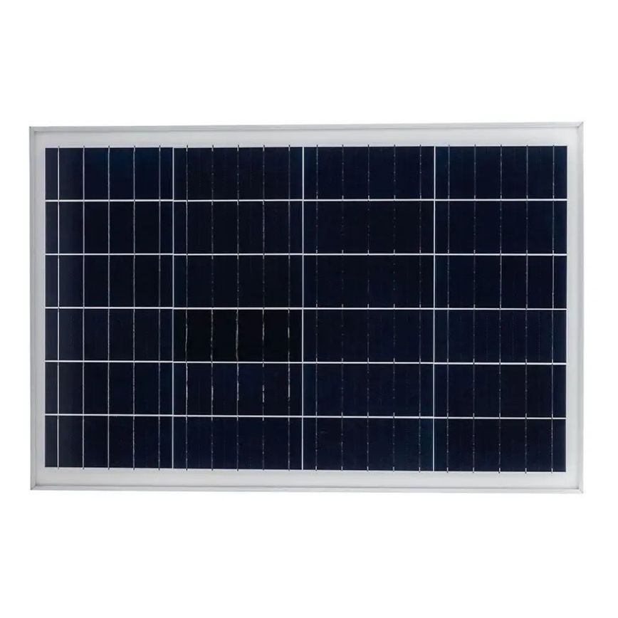 Lampadaire solaire à intensité variable LED/50W/6,4V 4000K IP65 50000 mAh + Télécommande