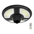 Lampadaire solaire avec détecteur LED/10W/3,2V 6500K IP65 25000 mAh + Télécommande