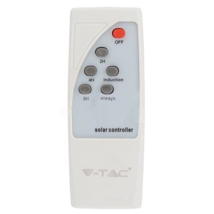 Lampadaire solaire avec détecteur LED/10W/3,2V IP65 4000K 15000 mAh + Télécommande