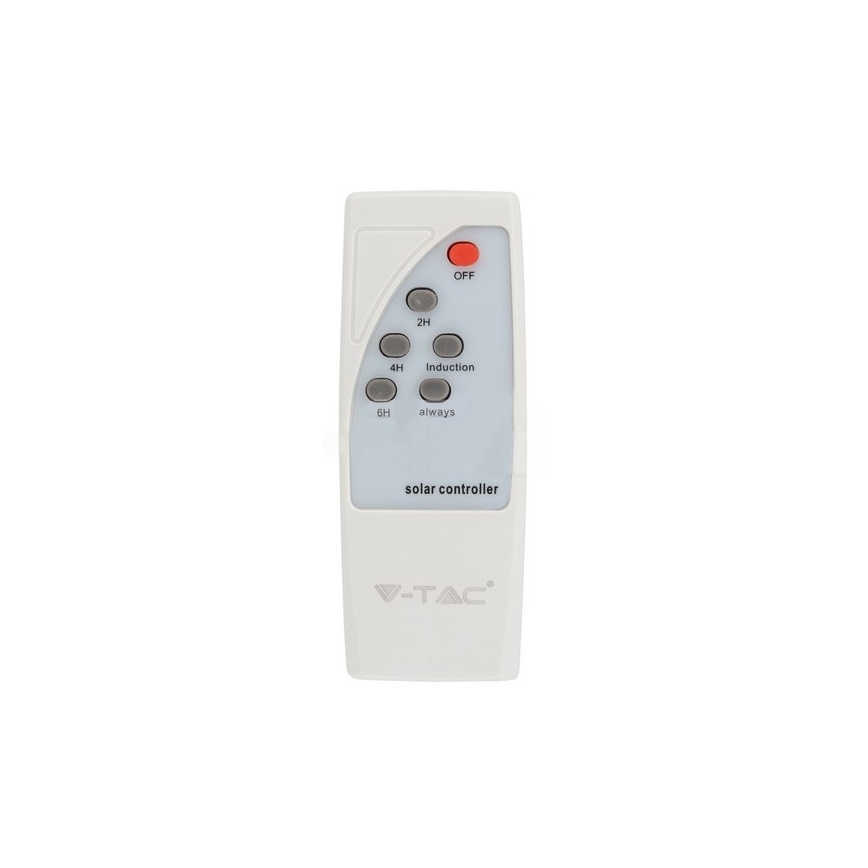 Lampadaire solaire avec détecteur LED/10W/3,2V IP65 4000K 15000 mAh + Télécommande