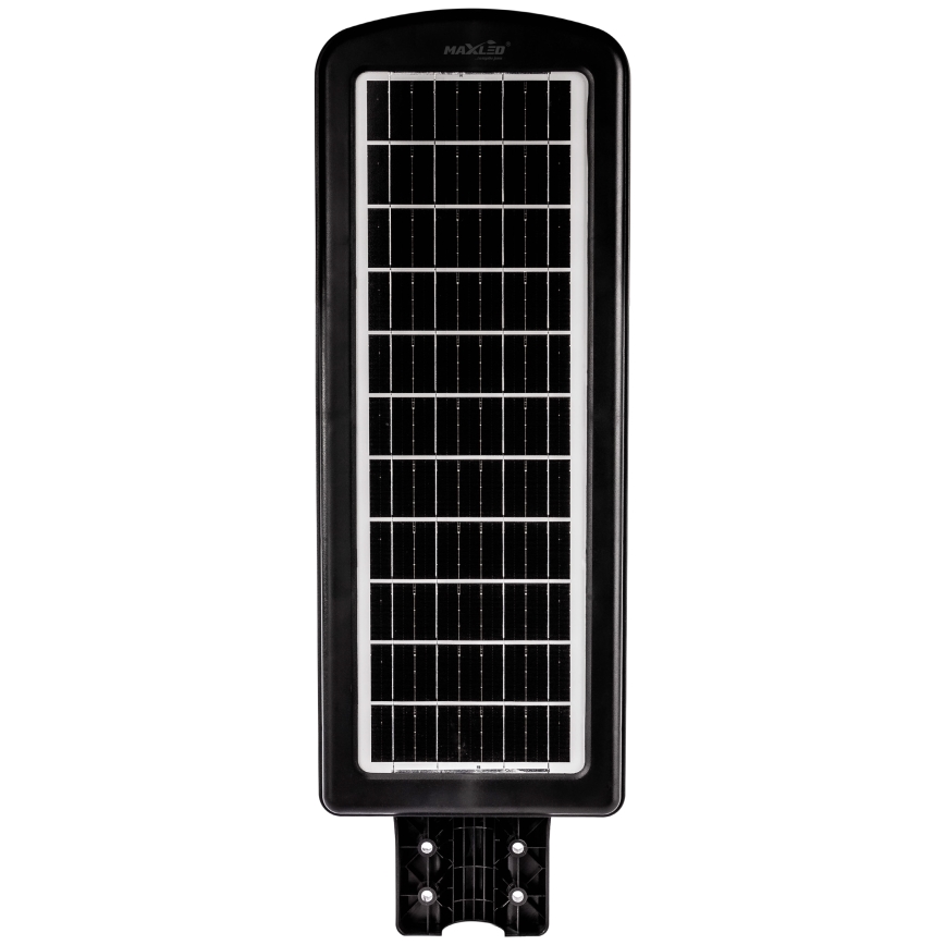 Lampadaire solaire à intensité variable avec détecteur LED/300W/6V 16500 mAh 6500K IP65 noir + Télécommande
