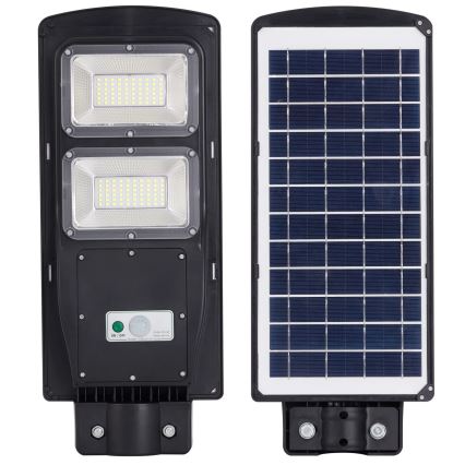 Lampadaire solaire avec détecteur STREET 2xLED/6W/3,2V 12000 mAh IP65 + Télécommande
