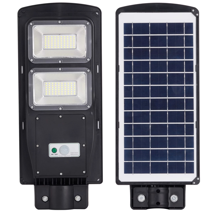 Lampadaire solaire avec détecteur STREET 2xLED/6W/3,2V 12000 mAh IP65 + Télécommande