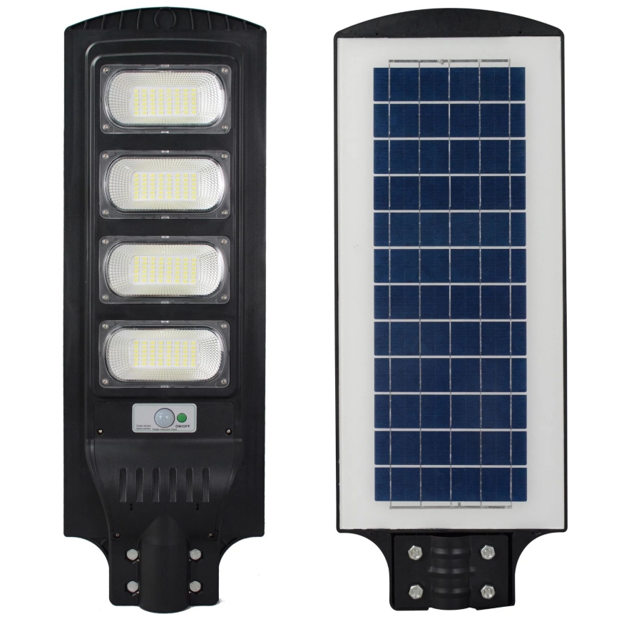 Lampadaire solaire avec détecteur STREET LED/15W/3,2V 15000 mAh IP65 + Télécommande