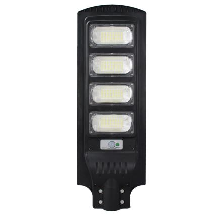 Lampadaire solaire avec détecteur STREET LED/15W/3,2V 15000 mAh IP65 + Télécommande