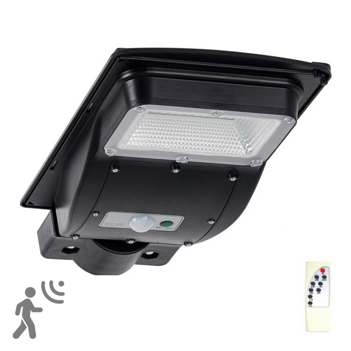 Lampadaire solaire avec détecteur STREET LED/3W/3,2V 5000 mAh IP65 + Télécommande