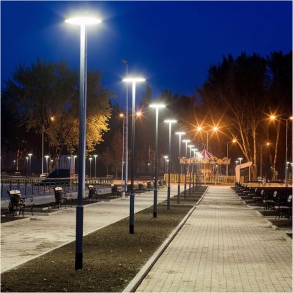 Lampadaire solaire LED avec capteur SOLSUMI LED/25W/3,2V IP54 25000 mAh + télécommande