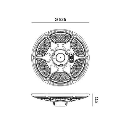Lampadaire solaire LED avec capteur SOLSUMI LED/25W/3,2V IP54 25000 mAh + télécommande