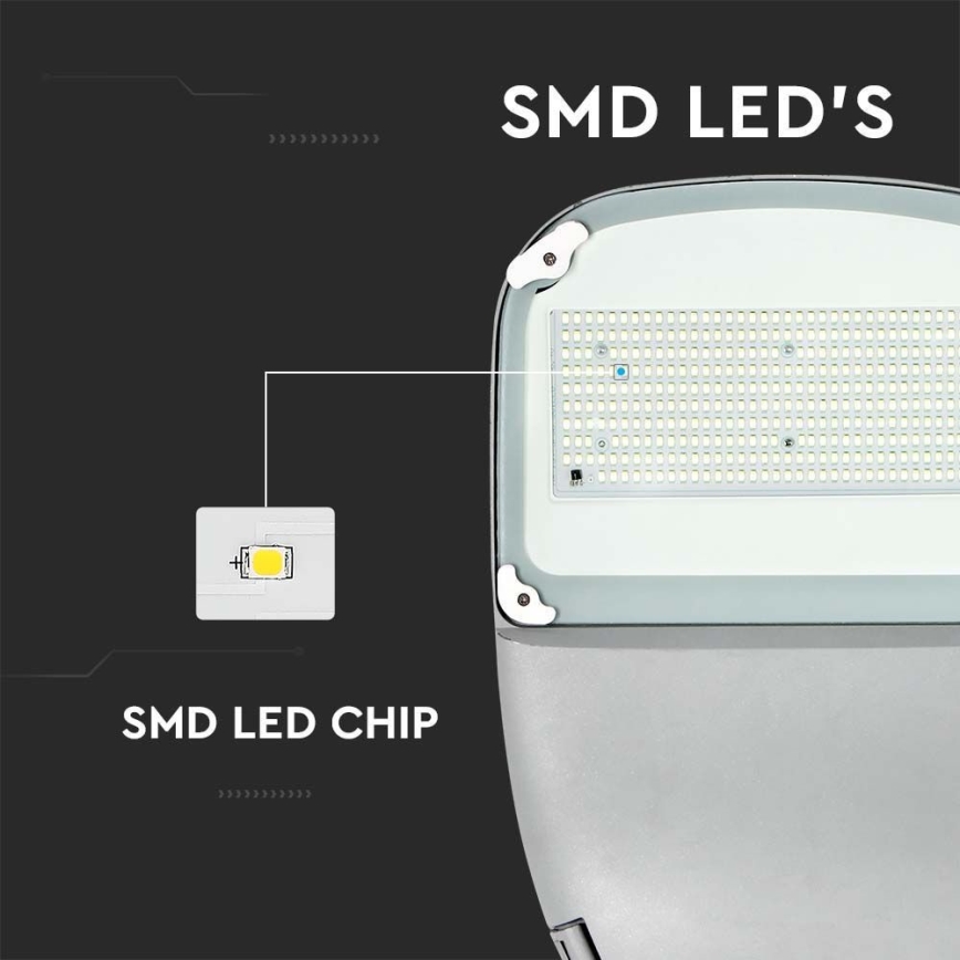 Lampadaire solaire à intensité variable SAMSUNG CHIP LED/50W/6,4V 4000K IP65 30000 mAh + Télécommande