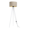 Lampadaire STANDART 1xE27/60W/230V beige/blanc