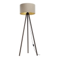 Lampadaire STANDART 1xE27/60W/230V beige/marron