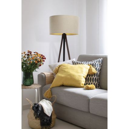 Lampadaire STANDART 1xE27/60W/230V beige/marron