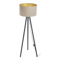 Lampadaire STANDART 1xE27/60W/230V beige/wengé