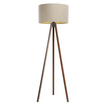 Lampadaire STANDART 1xE27/60W/230V beige/wenge