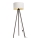 Lampadaire STANDART 1xE27/60W/230V blanc/marron