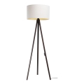 Lampadaire STANDART 1xE27/60W/230V blanc/wenge