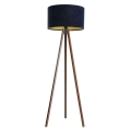 Lampadaire STANDART 1xE27/60W/230V bleu/wenge