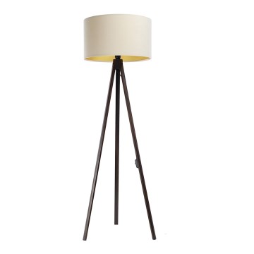 Lampadaire STANDART 1xE27/60W/230V crème/wenge