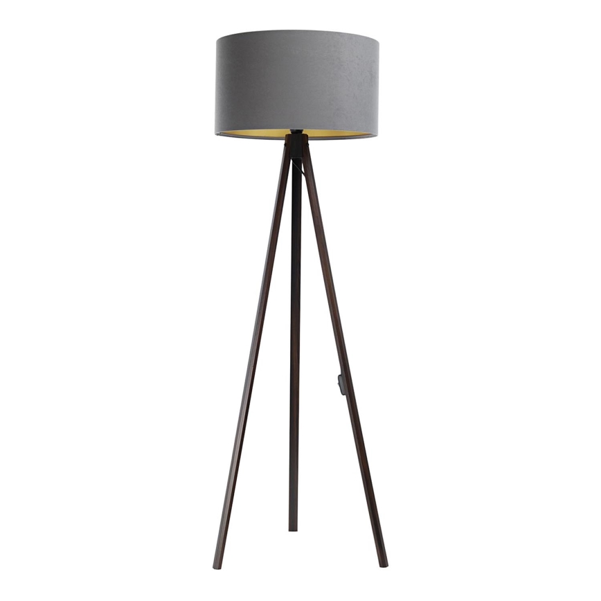 Lampadaire STANDART 1xE27/60W/230V gris/wenge