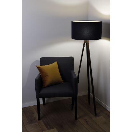 Lampadaire STANDART 1xE27/60W/230V noir/wenge