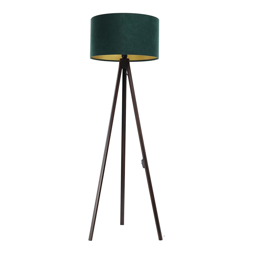 Lampadaire STANDART 1xE27/60W/230V vert/wenge