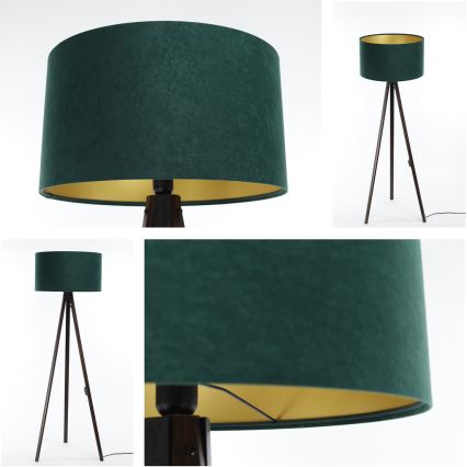 Lampadaire STANDART 1xE27/60W/230V vert/wenge