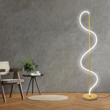 Lampadaire sur pied LED EMMA LED/24W/230V doré