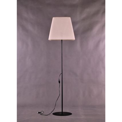 Lampadaire sur pied MARTINA 1xE27/15W/230V noir/blanc