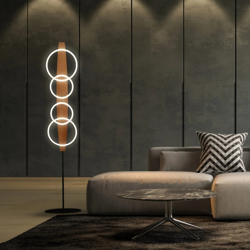 Lampadaire sur pied MELISA LED/25W/230V en pin