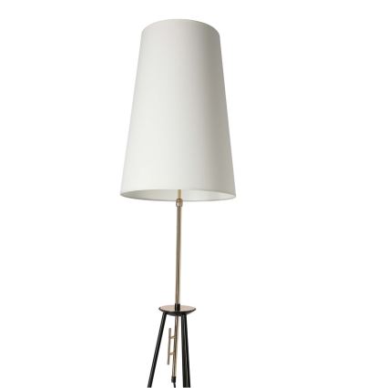 Lampadaire TAFLO 1xE27/60W/230V blanc/noir/doré