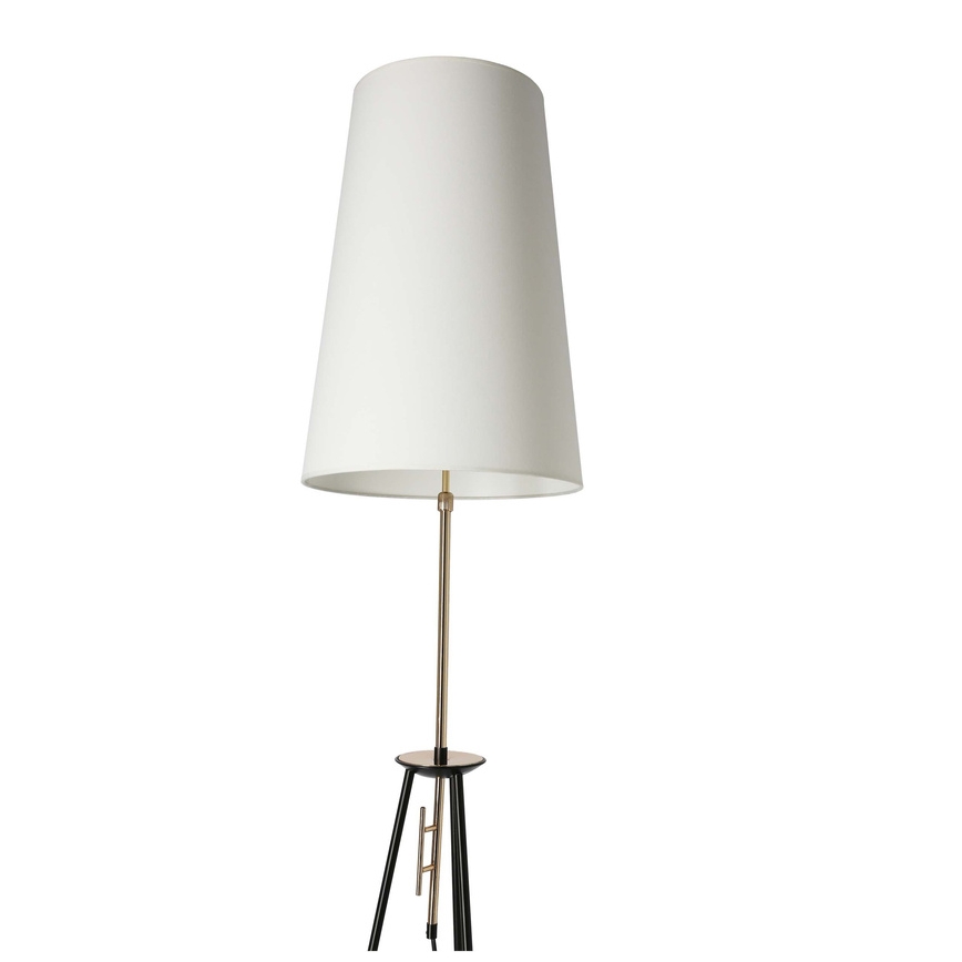 Lampadaire TAFLO 1xE27/60W/230V blanc/noir/doré