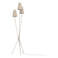 Lampadaire TREFOT 3xE14/15W/230V beige