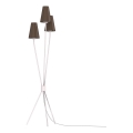 Lampadaire TREFOT 3xE14/15W/230V brun/crème
