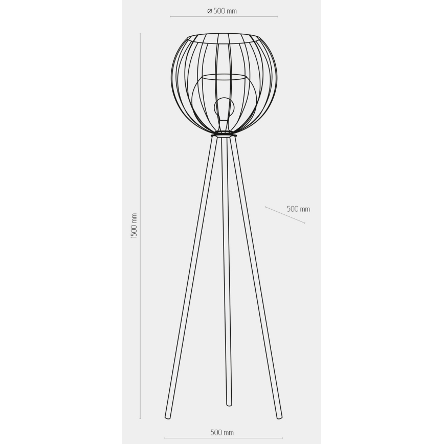 Lampadaire UNIVERSO 1xE27/60W/230V