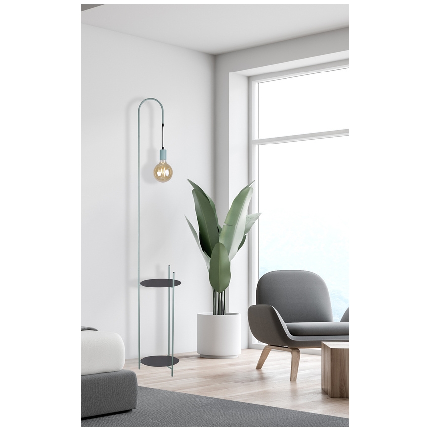 Lampadaire WALK 1xE27/40W/230V turquoise