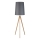 Lampadaire WALZ 1xE27/25W/230V gris/bois