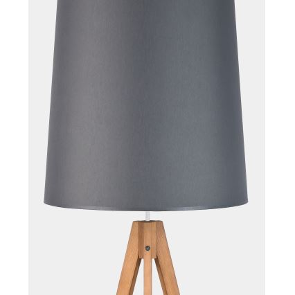 Lampadaire WALZ 1xE27/25W/230V gris/bois