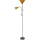 Lampadaire WENDY 1xE27/100W/230V + 1xE14/40W chrome mat/orange