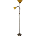 Lampadaire WENDY 1xE27/100W/230V + 1xE14/40W laiton/orange