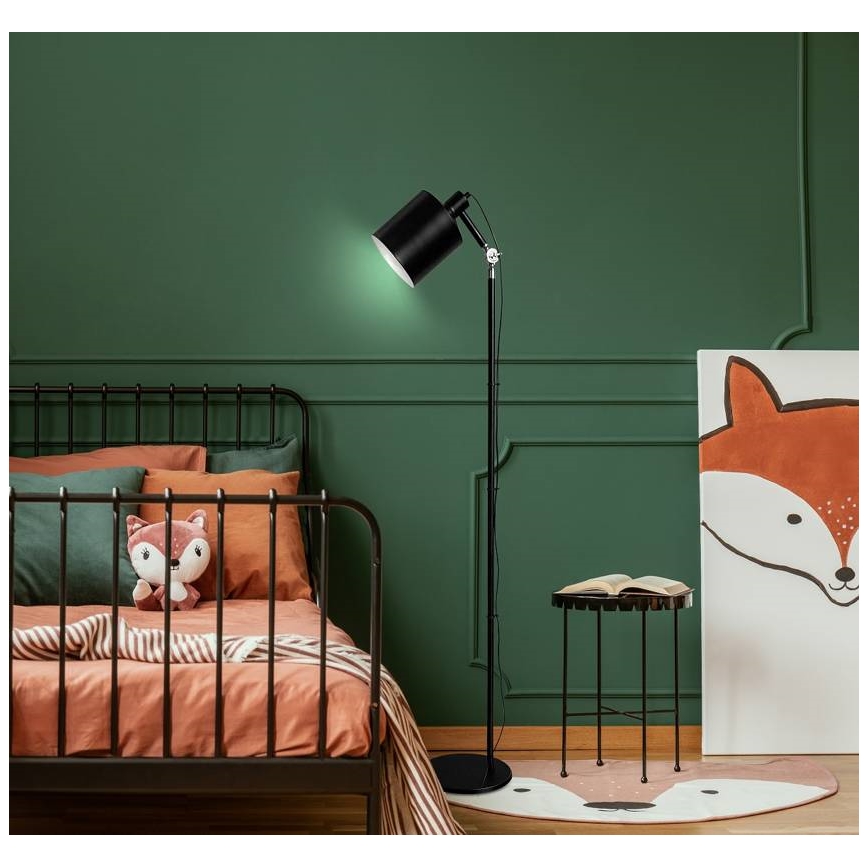 Lampadaire ZANA 1xE27/60W/230V noir
