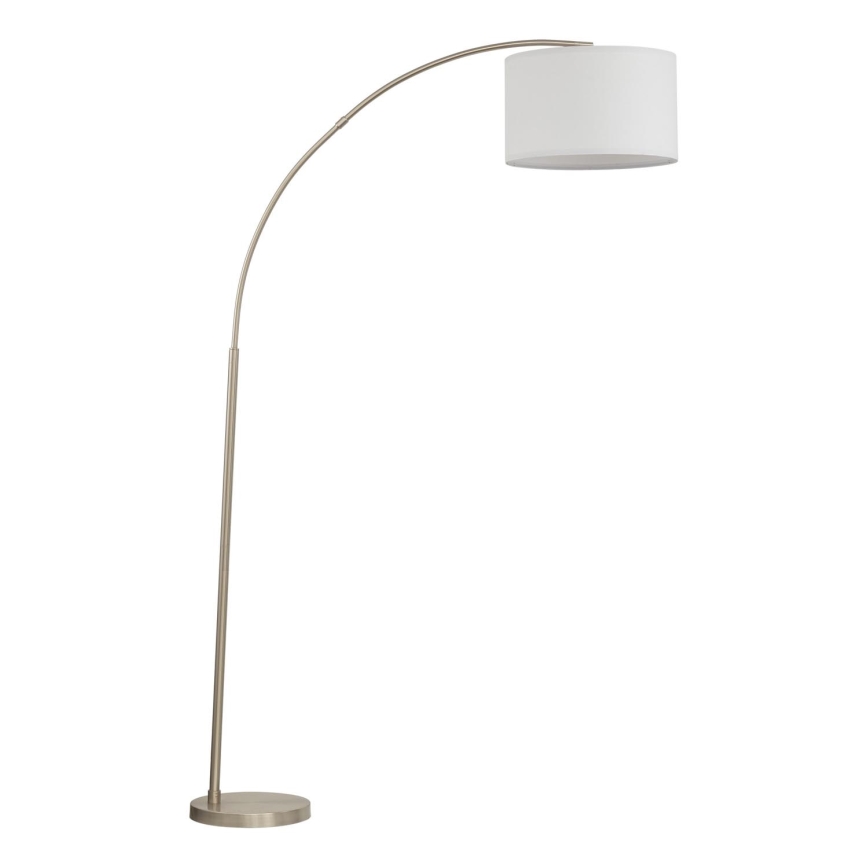 Lampadaire ZENITH 1xE27/15W/230V chrome mat/blanc