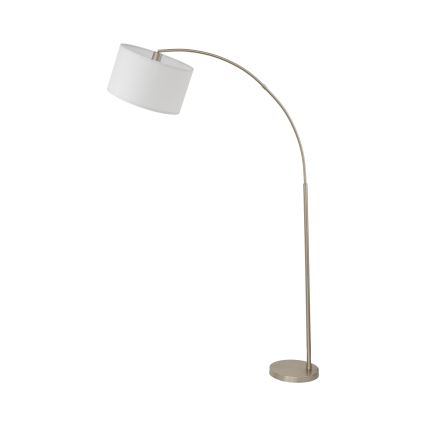 Lampadaire ZENITH 1xE27/15W/230V chrome mat/blanc