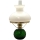 Lampe à huile EMA 38 cm vert foncé